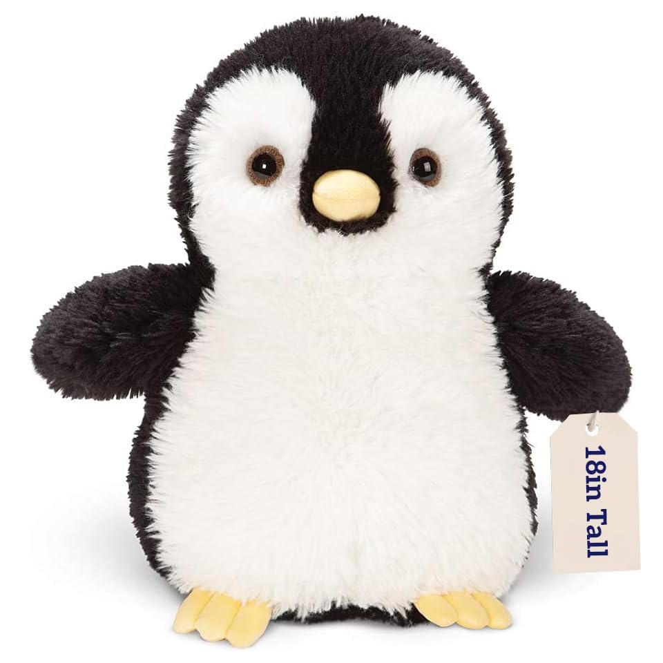 Amazon.com: Vermont Teddy Bear Penguin Stuffed Animal - Soft Black